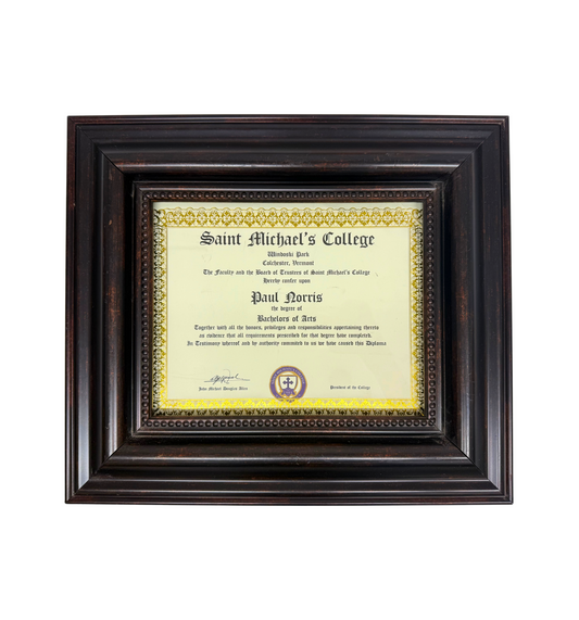 Auction Item #112 - Paul's Diploma