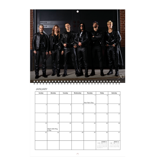 LIMITED EDITION 2026 Calendar - The Black Dagger Brotherhood