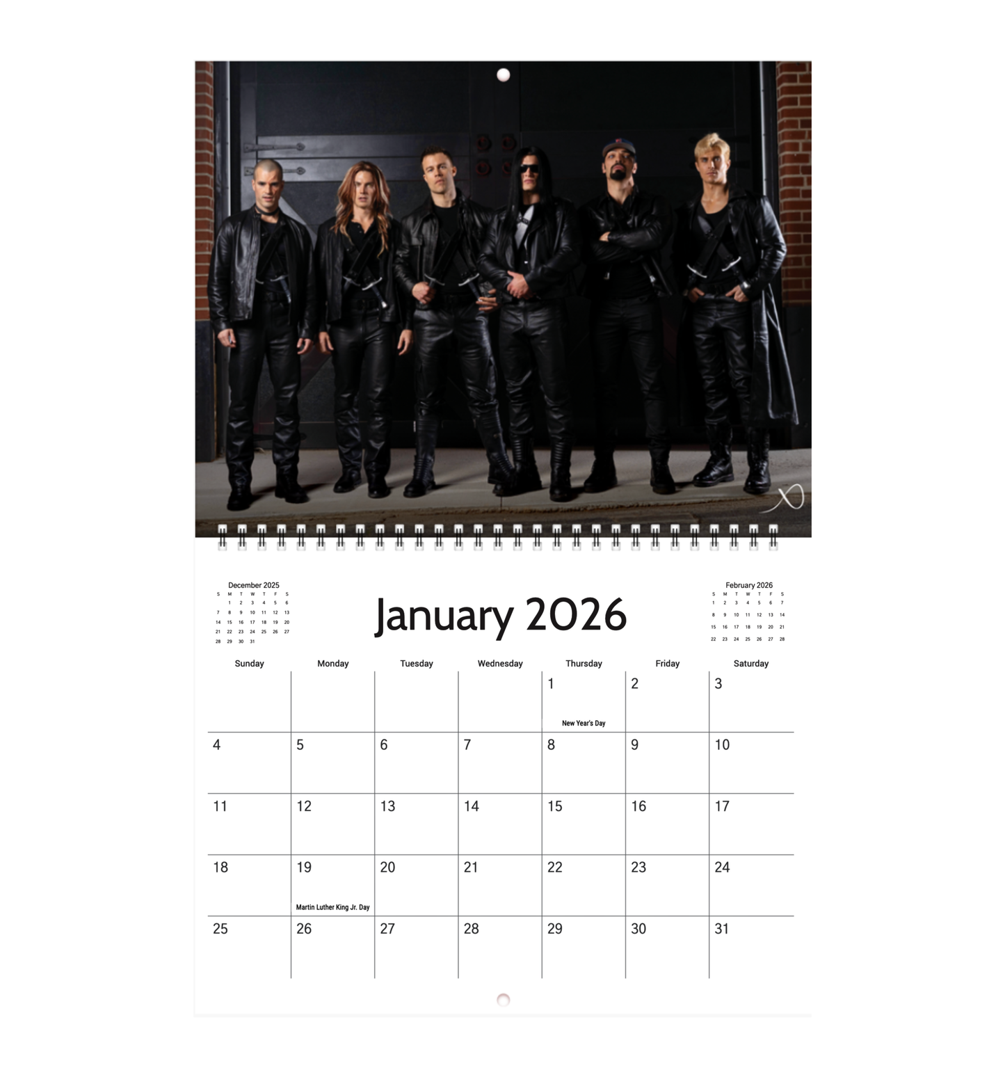 LIMITED EDITION 2026 Calendar - The Black Dagger Brotherhood